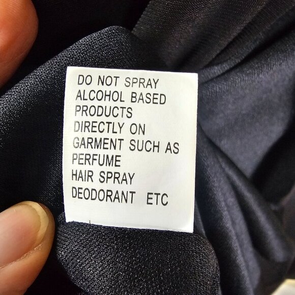 Madison James Black Knit Maxi Skirt  Sz 2 Side Slit Whimsigoth Fairy Grunge - Picture 7 of 12